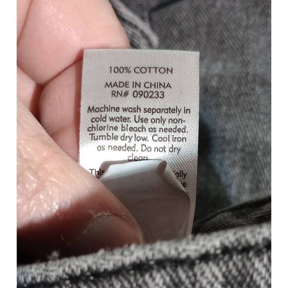 Pacsun Jeans Ladies 25 Mom‎ Jean Gray Thrashed - Picture 7 of 8